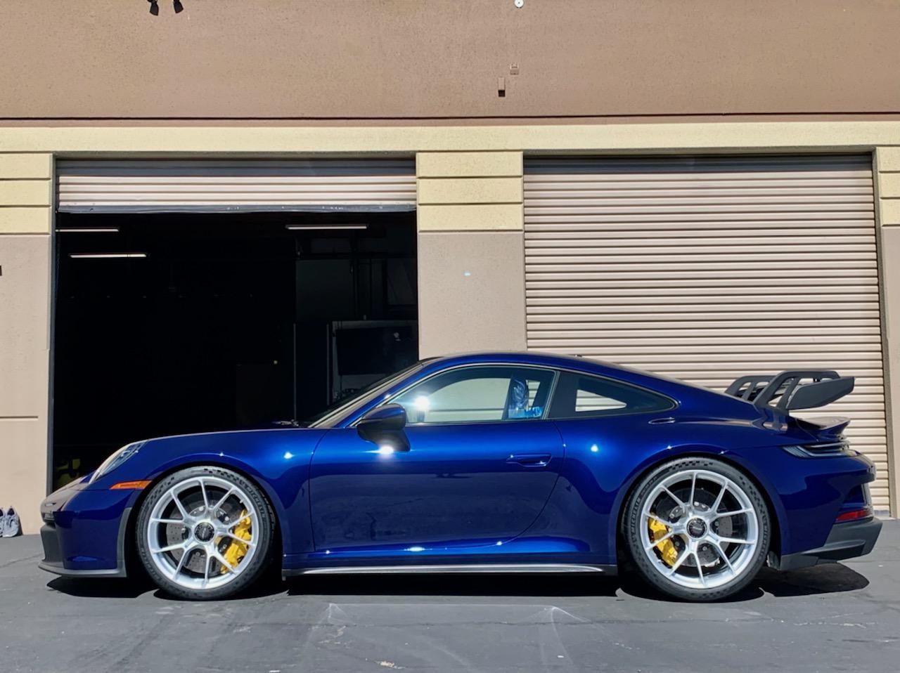 Blue Porsche GT3